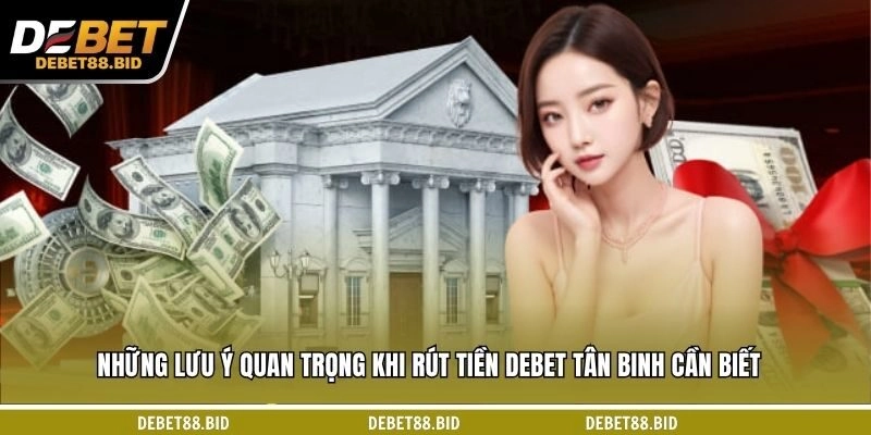 Những lưu ý quan trọng khi rút tiền DEBET tân binh cần biết